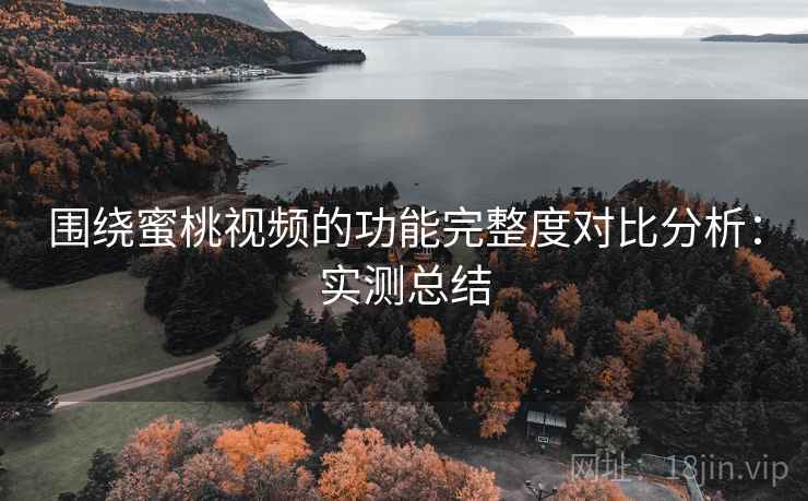 围绕蜜桃视频的功能完整度对比分析：实测总结  第2张
